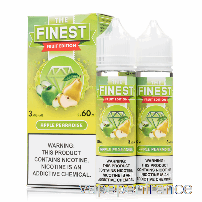 Pomme Poire - La Plus Belle édition De Fruits - Stylo Vape 120 Ml 3 Mg